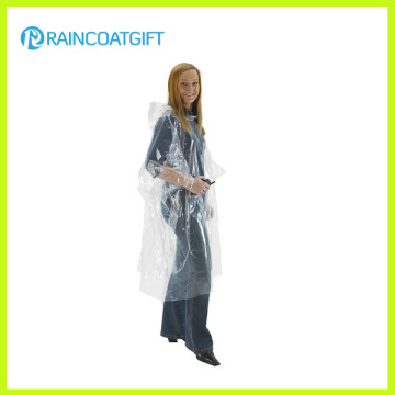 Cheap Clear Women′s Fashion PVC Rainwear (Rvc-093)